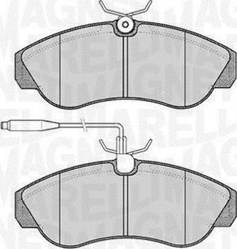 Magneti Marelli 363916060184 - Kit de plaquettes de frein, frein à disque cwaw.fr