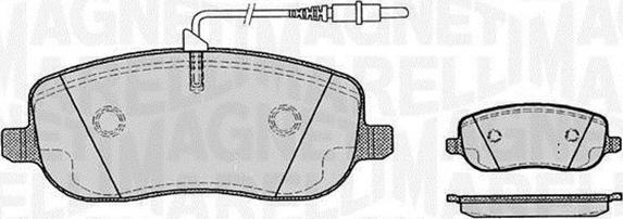 Magneti Marelli 363916060182 - Kit de plaquettes de frein, frein à disque cwaw.fr