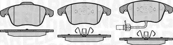 Magneti Marelli 363916060139 - Kit de plaquettes de frein, frein à disque cwaw.fr