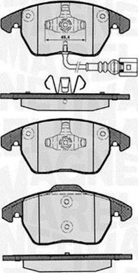 Magneti Marelli 363916060135 - Kit de plaquettes de frein, frein à disque cwaw.fr