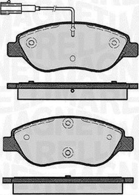 Magneti Marelli 363916060124 - Kit de plaquettes de frein, frein à disque cwaw.fr