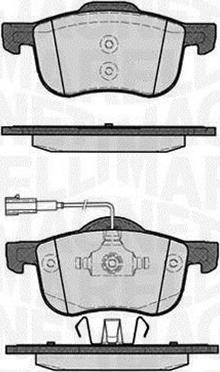 Magneti Marelli 363916060128 - Kit de plaquettes de frein, frein à disque cwaw.fr