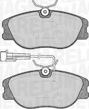 Magneti Marelli 363916060122 - Kit de plaquettes de frein, frein à disque cwaw.fr