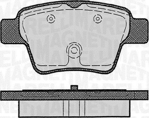 Magneti Marelli 363916060179 - Kit de plaquettes de frein, frein à disque cwaw.fr