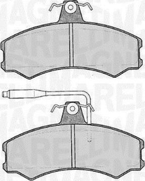 Magneti Marelli 363916060175 - Kit de plaquettes de frein, frein à disque cwaw.fr