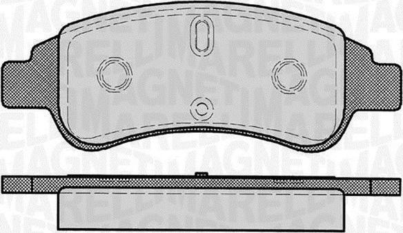 Magneti Marelli 363916060170 - Kit de plaquettes de frein, frein à disque cwaw.fr