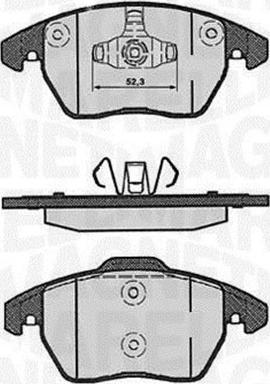 Magneti Marelli 363916060178 - Kit de plaquettes de frein, frein à disque cwaw.fr