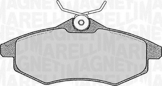 Magneti Marelli 363916060173 - Kit de plaquettes de frein, frein à disque cwaw.fr