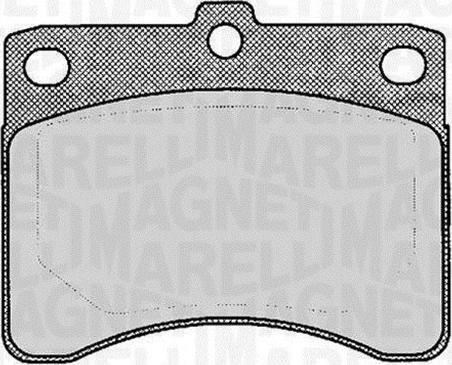 Magneti Marelli 363916060815 - Kit de plaquettes de frein, frein à disque cwaw.fr