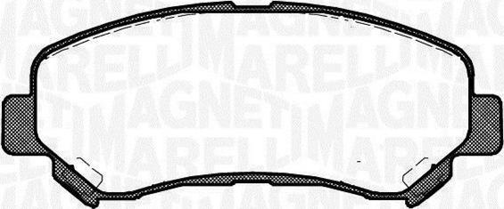 Magneti Marelli 363916060811 - Kit de plaquettes de frein, frein à disque cwaw.fr