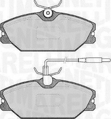 Magneti Marelli 363916060817 - Kit de plaquettes de frein, frein à disque cwaw.fr