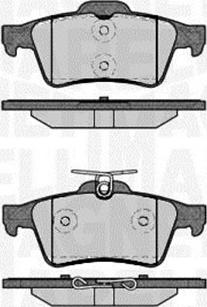 Magneti Marelli 363916060821 - Kit de plaquettes de frein, frein à disque cwaw.fr