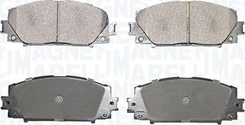 Magneti Marelli 363916060827 - Kit de plaquettes de frein, frein à disque cwaw.fr