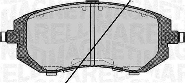 Magneti Marelli 363916060399 - Kit de plaquettes de frein, frein à disque cwaw.fr