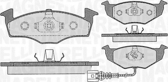 Magneti Marelli 363916060396 - Kit de plaquettes de frein, frein à disque cwaw.fr