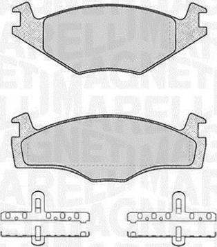 Magneti Marelli 363916060393 - Kit de plaquettes de frein, frein à disque cwaw.fr