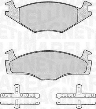 Magneti Marelli 363916060392 - Kit de plaquettes de frein, frein à disque cwaw.fr