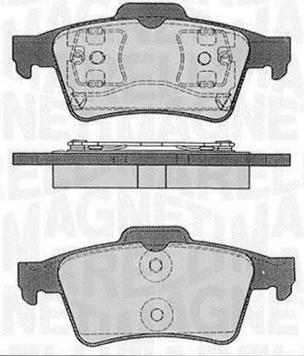 Magneti Marelli 363916060349 - Kit de plaquettes de frein, frein à disque cwaw.fr