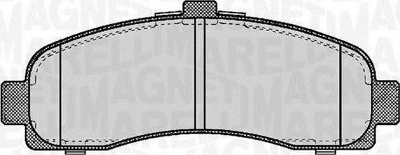 Magneti Marelli 363916060346 - Kit de plaquettes de frein, frein à disque cwaw.fr