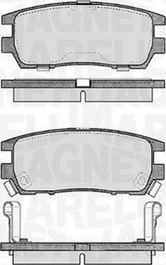 Magneti Marelli 363916060341 - Kit de plaquettes de frein, frein à disque cwaw.fr