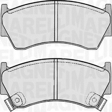 Magneti Marelli 363916060343 - Kit de plaquettes de frein, frein à disque cwaw.fr