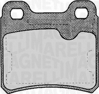 Magneti Marelli 363916060359 - Kit de plaquettes de frein, frein à disque cwaw.fr