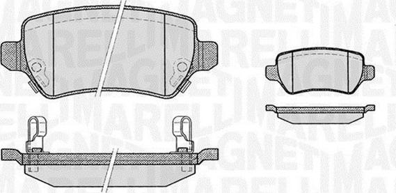 Magneti Marelli 363916060356 - Kit de plaquettes de frein, frein à disque cwaw.fr