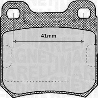 Magneti Marelli 363916060367 - Kit de plaquettes de frein, frein à disque cwaw.fr