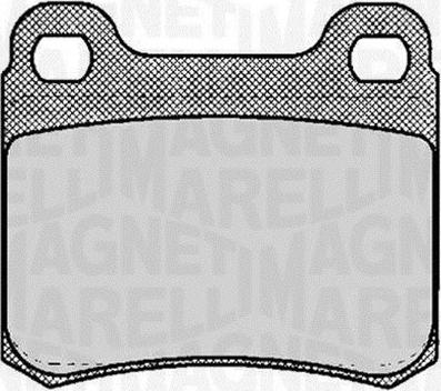 Magneti Marelli 363916060306 - Kit de plaquettes de frein, frein à disque cwaw.fr