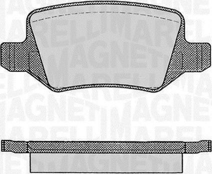 Magneti Marelli 363916060308 - Kit de plaquettes de frein, frein à disque cwaw.fr