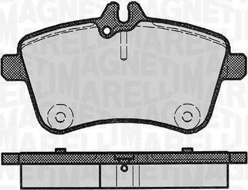 Magneti Marelli 363916060302 - Kit de plaquettes de frein, frein à disque cwaw.fr