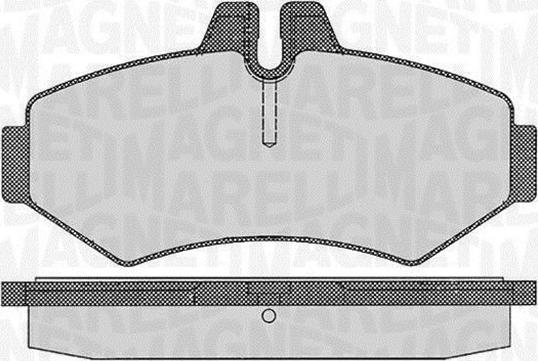 Magneti Marelli 363916060319 - Kit de plaquettes de frein, frein à disque cwaw.fr