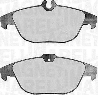 Magneti Marelli 363916060314 - Kit de plaquettes de frein, frein à disque cwaw.fr