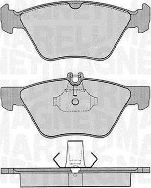 Magneti Marelli 363916060315 - Kit de plaquettes de frein, frein à disque cwaw.fr