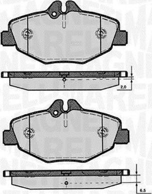 Magneti Marelli 363916060318 - Kit de plaquettes de frein, frein à disque cwaw.fr