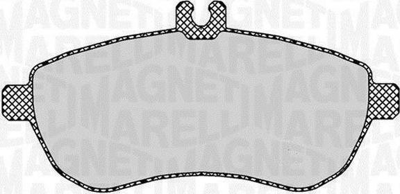 Magneti Marelli 363916060313 - Kit de plaquettes de frein, frein à disque cwaw.fr