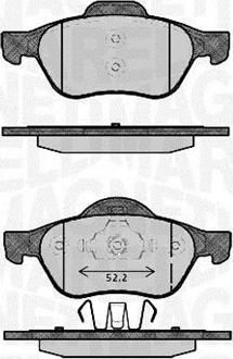 Magneti Marelli 363916060384 - Kit de plaquettes de frein, frein à disque cwaw.fr