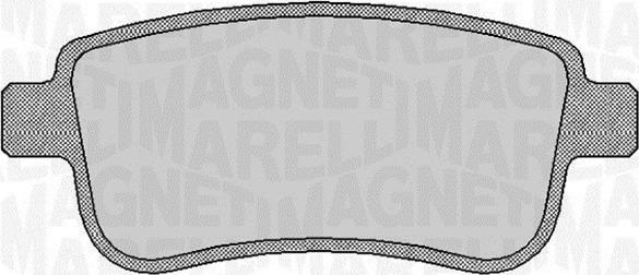 Magneti Marelli 363916060382 - Kit de plaquettes de frein, frein à disque cwaw.fr