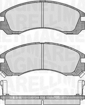 Magneti Marelli 363916060339 - Kit de plaquettes de frein, frein à disque cwaw.fr