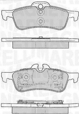 Magneti Marelli 363916060331 - Kit de plaquettes de frein, frein à disque cwaw.fr