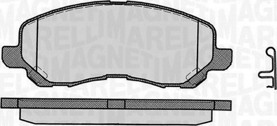 Magneti Marelli 363916060338 - Kit de plaquettes de frein, frein à disque cwaw.fr