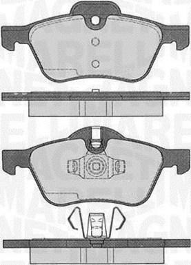 Magneti Marelli 363916060332 - Kit de plaquettes de frein, frein à disque cwaw.fr