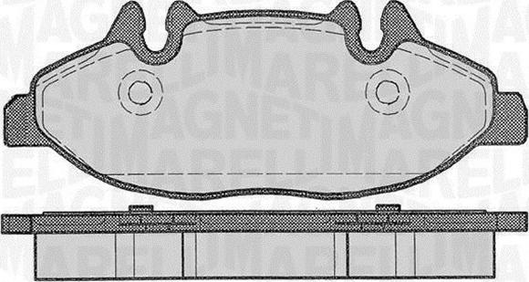 Magneti Marelli 363916060329 - Kit de plaquettes de frein, frein à disque cwaw.fr