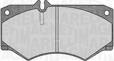 Magneti Marelli 363916060325 - Kit de plaquettes de frein, frein à disque cwaw.fr