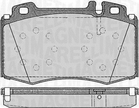 Magneti Marelli 363916060320 - Kit de plaquettes de frein, frein à disque cwaw.fr