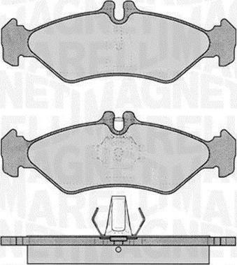 Magneti Marelli 363916060322 - Kit de plaquettes de frein, frein à disque cwaw.fr