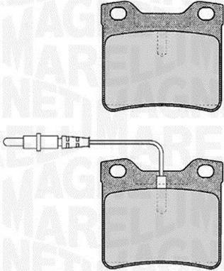 Magneti Marelli 363916060375 - Kit de plaquettes de frein, frein à disque cwaw.fr