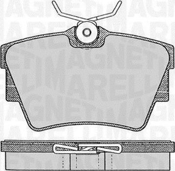 Magneti Marelli 363916060370 - Kit de plaquettes de frein, frein à disque cwaw.fr