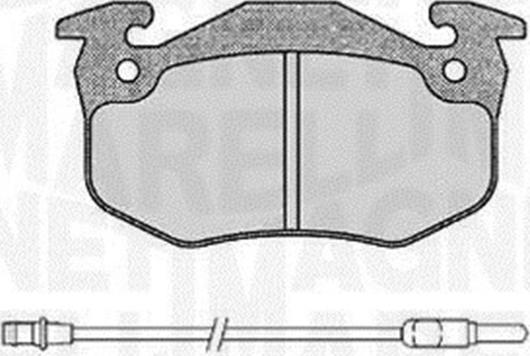 Magneti Marelli 363916060378 - Kit de plaquettes de frein, frein à disque cwaw.fr