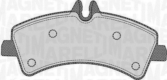 Magneti Marelli 363916060299 - Kit de plaquettes de frein, frein à disque cwaw.fr